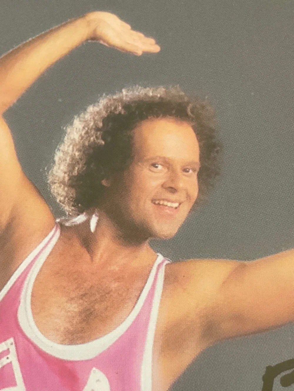 Richard Simmons Autographed 5x7 Photo in Decorative Metal Frame | Signed 1995